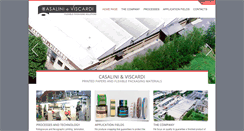 Desktop Screenshot of casalinieviscardi.com